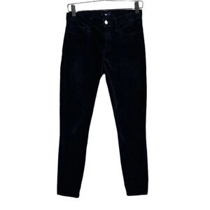 GAP Factory Women’s Black Velvet True Skinny Pants Size 4